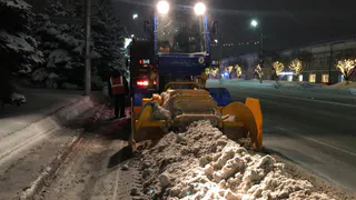 Ночью из Рязани вывезли 4500 кубометров снега