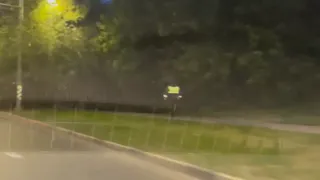 В Рязани засняли погоню полицейских за пьяным мотоциклистом