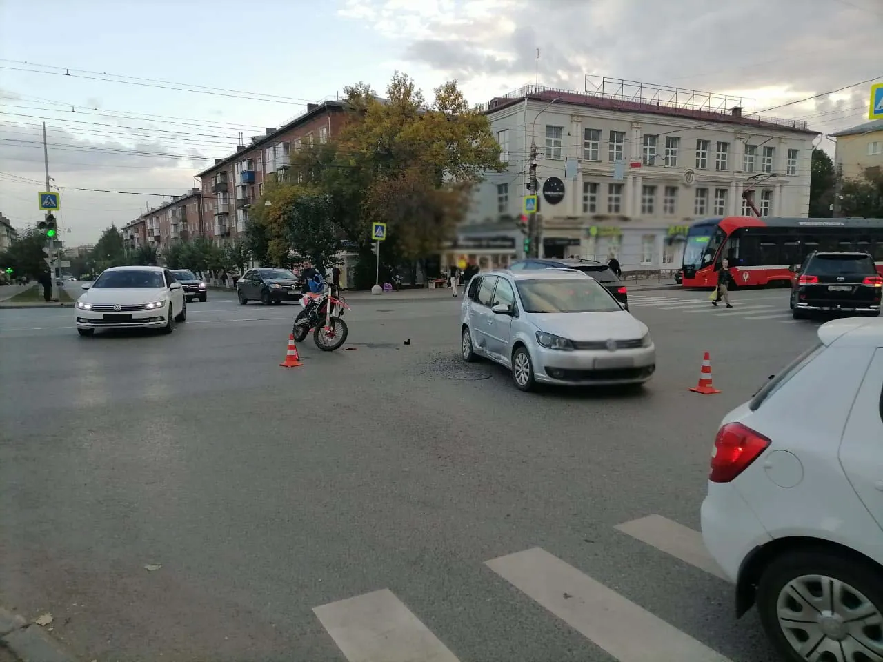 Очередное ДТП с участием несовершеннолетнего мотоциклиста произошло в Удмуртии