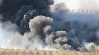Последствия пожара: в Нижнекамске на выходных горела свалка с ядовитыми отходами