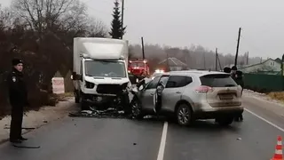Погиб мужчина: появились фото автокатастрофы в Клепиковском районе