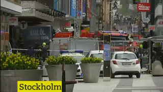 В Стокгольме грузовик влетел в толпу людей