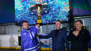 Ухта забрала трофей первого хоккейного Кубка главы Коми "Воин"