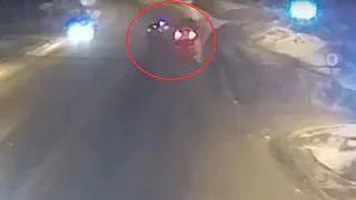 Ночное столкновение Форда и "пятнадцатой" попало на камеры