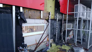 Из-за детской шалости с огнем в Чебоксарах загорелся торговый дом