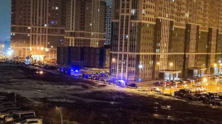 В Олимпийском городке заметили машины экстренных служб
