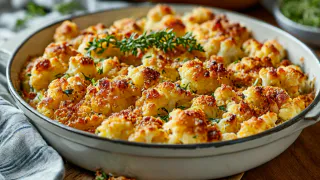 Запеканка из цветной капусты и сыра: легкий и вкусный ужин идеально подойдет для худеющих