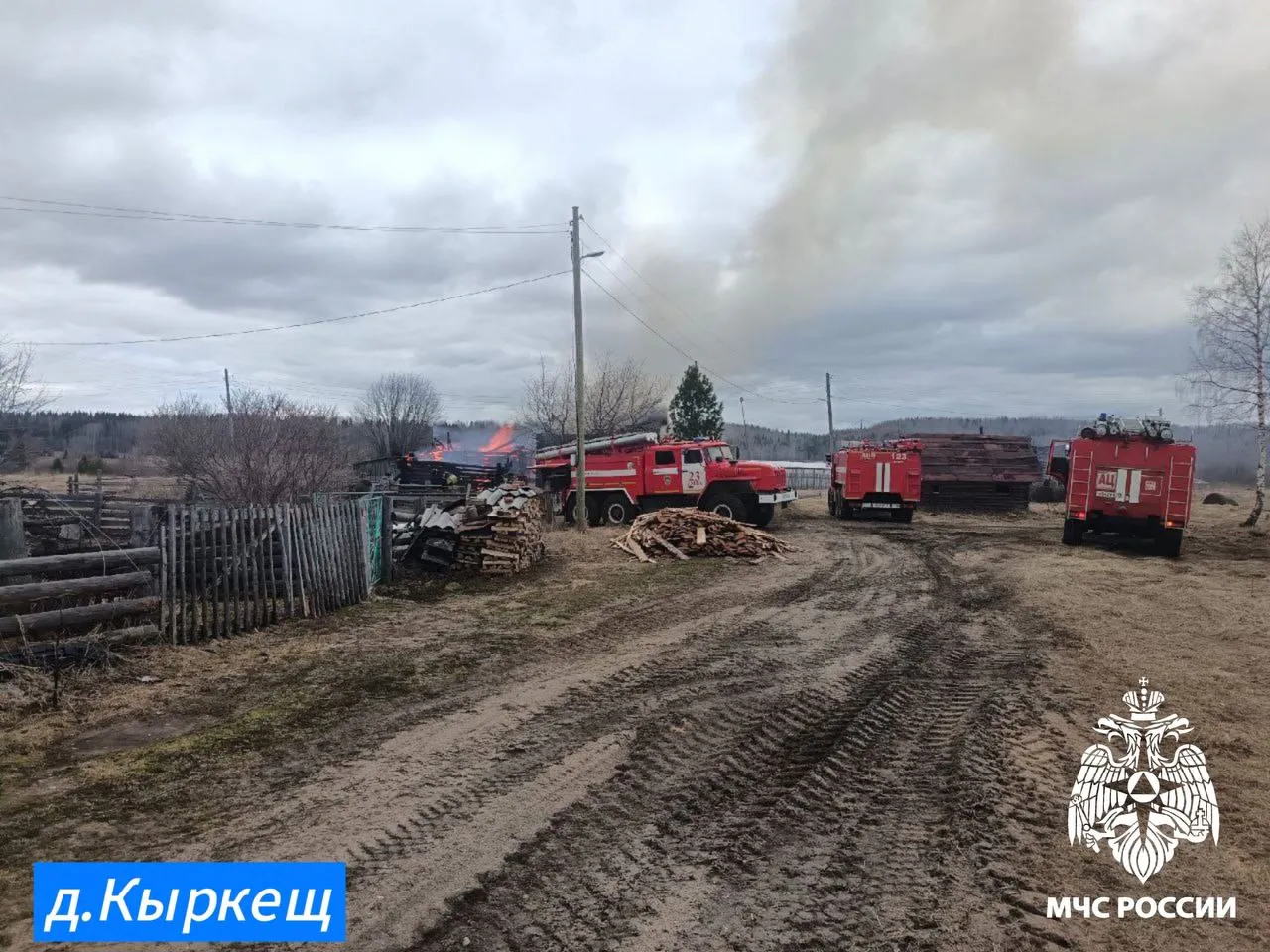 В Коми участились случаи возгораний: за сутки огонь уничтожил имущество на миллионы
