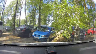 Проблема с парковкой - рязанцы ставят машины прямо у воды Ласковского озера