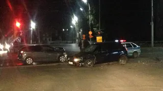 В центре Рязани произошло серьезное ДТП - видео