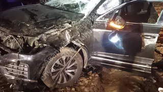 В результате аварии вблизи Суздаля водителя легковушки зажало в машине