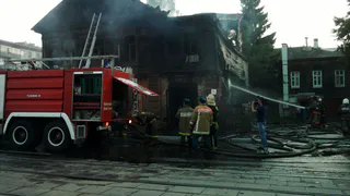 В Пронском районе вспыхнул дом. Есть пострадавший