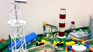 В детском саду «Эврика», расположенном в Нижнекамске организовали небольшой нефтеперерабатывающий комплекс