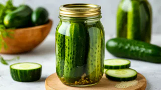 Консервирую переросшие огурцы по методу тещи. 3-4 банки хрустящих заготовок съедают за неделю вместо обычных солений