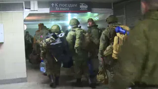 Появилось видео с мобилизованными из Рязани, которые отправились на боевое слаживание