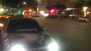 На площади Победы произошло массовое ДТП с участием маршрутки