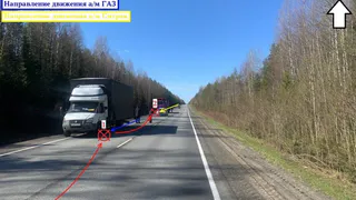 В Коми Kia вылетела на "встречку" и столкнулась с газелью и грузовиком 