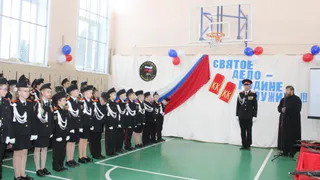 В Усть-Цильме юные кадеты прошли церемонию принятия присяги