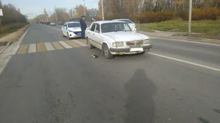 В Рязани на Куйбышевском шоссе водитель «Волги» сбил мужчину на переходе