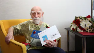 Рязанский ветеран ВОВ войны Кутузов отметил свое 100-летие