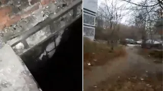 Рязанцы показали опасный маршрут к одному из детских садов