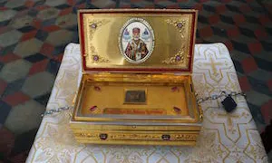 В Рязань доставили частицу мощей Николая Чудотворца