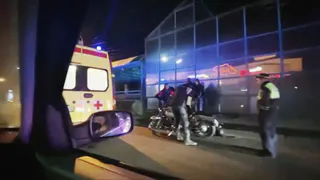 Сезон не закончился: у ТД «Барс» перевернулся мотоциклист