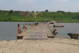 Закрытие движения по понтонному мосту: в Спасском районе временно перекрыли мост через Оку