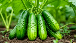 Объяснил теще как поливать огурцы:  теперь она снимает 25 кг с грядки размером 2х3 метра - секрет в утреннем поливе