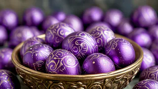 Модный сиреневый оттенок для пасхальных яиц: легкий метод окрашивания природными средствами