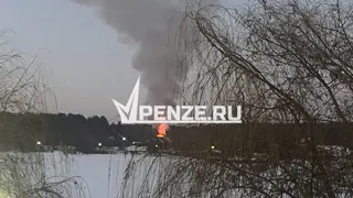 Под Пензой при пожаре пострадал 77-летний мужчина