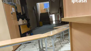 В казанской гимназии на школьника обрушился потолок