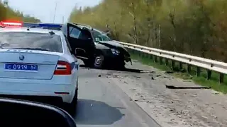 В Рязанском районе водитель Renault Duster погиб в ДТП с автобусом