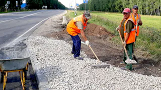 На трассе Рязань-Пронск-Скопин устанавливают новые автобусные остановки