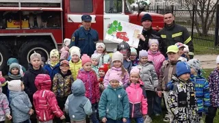 В детском саду Вязниковского района пожарные провели увлекательный урок безопасности