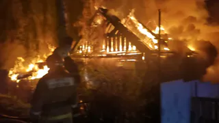 В Рязанском округе сгорел гараж