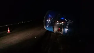 В Путятинском районе произошло трагическое ДТП: микроавтобус с людьми вылетел в кювет