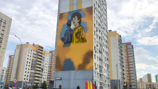 Чебоксары преобразились благодаря новому муралу о связи поколений