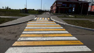 В Рыбном заметили странный пешеходный переход