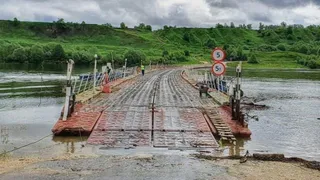 В Спасском районе ограничили проезд по наплавному мосту