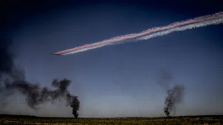В Рязанской области на полигоне Дубровичи состоялось шоу "Авиамикс". Фоторепортаж