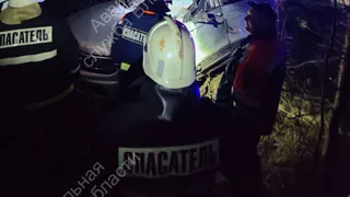 На трассе М-7 во Владимирской области легковушка столкнулась с грузовиком