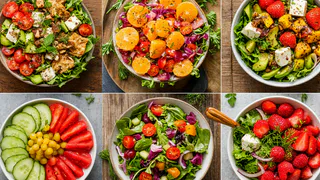 Легкие летние салаты: 5 рецептов, которые готовлю всё лето - простые, яркие и вкусные