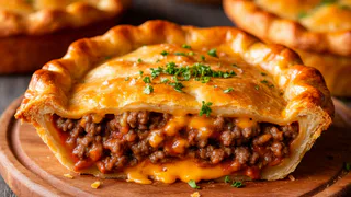 Раз приготовила, и занесла в список лучших рецептов: пирог-чизбургер - мало теста и много начинки, не пирог а мечта