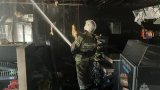 Во Владимирской области загорелась автозаправка