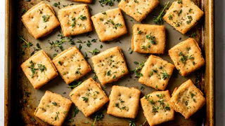 Противень улетает за минуты, а ведь они из самого дешевого батона: вкуснейшие сухарики-крутоны - мой лучший кулинарный хит