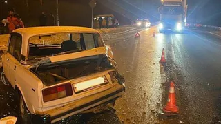 В Путятинском районе Рязанской области произошла массовая авария с грузовиком