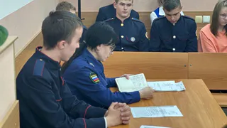 В Судогде школьники приняли участие в постановочном судебном процессе