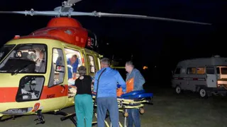 Вертолет санавиации доставил пожилую женщину из Новомичуринска в Рязань
