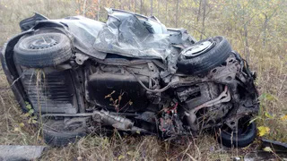 В Рязанской области пьяный водитель без прав врезался в Mercedes